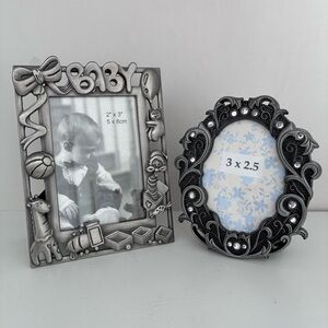 New Vintage 90’s Antique Looking Photo Frames Set of 2